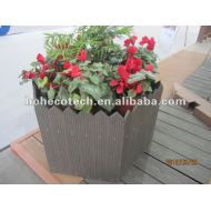 非ペンキ、耐候性がある、紫外線抵抗力があるwpcの花箱の木製のプラスチック合成の花箱のwpcのpergola