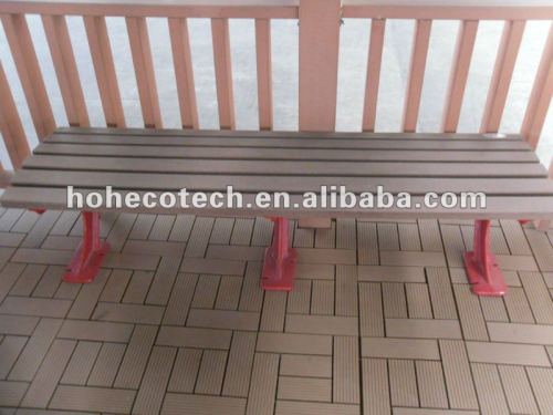 Legno composito di plastica wpc legno sedia lesuire/panchina