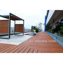 outdoor artifical wood deck