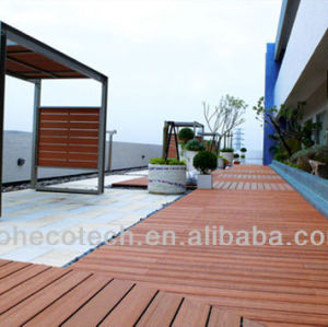 outdoor artifical wood deck