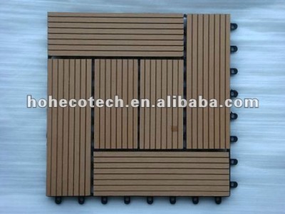 Interlocking deck tile