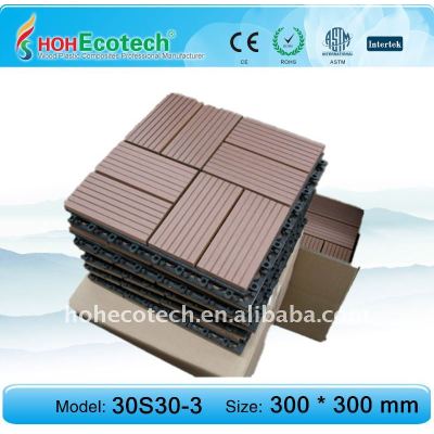plastic garden tile,floor tiles plastic garden decking/floor tile eco-friendly wood plastic composite