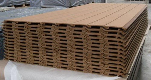 wood plastic composite wall panel