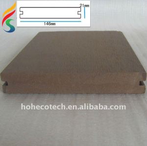 wpc decking solid(ISO CE ROHS ASTM)