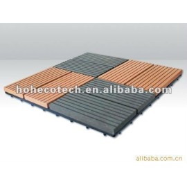 Placa diy composta plástica de madeira da telha da venda quente durável (prova da água, resistência UV, resistência a rot e rachadura)
