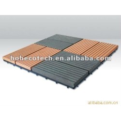 耐久の熱い販売の木製のプラスチック合成のdiyタイル板(水証拠、紫外線抵抗、抵抗腐敗するおよびひび)