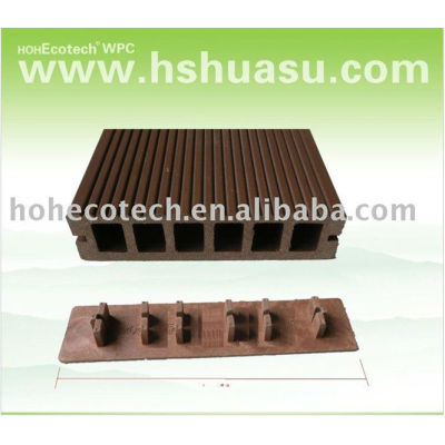 100% recycle environmental wpc decking