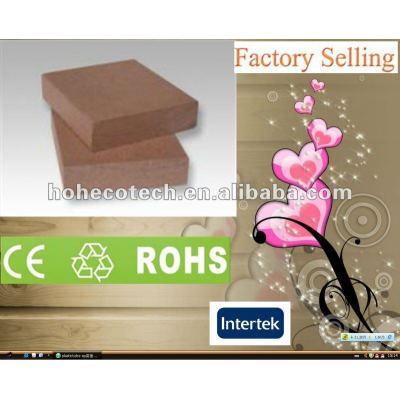 Promotion! Recycled anti-UV water-proof outdoor wpc decking (CE RoHS)