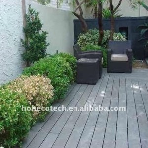 Well design new ecofriendly material wpc wood plastic composite decking tiles composite plastic decking