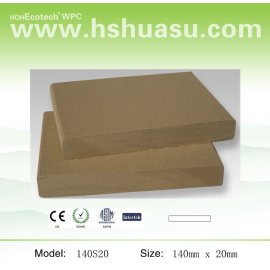 140x19mm compuesto plástico de madera de china