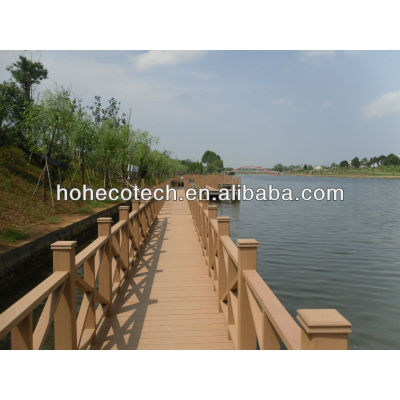 Bridge/ Swimming pool flooring/decking Waterproof wpc composite decking /flooring