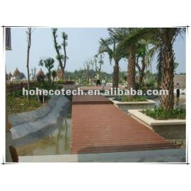 Outdoor terrence decking recycled plastic wood plank flooring