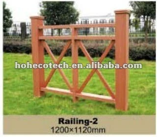 wpc fire-resistant water proof low price railing