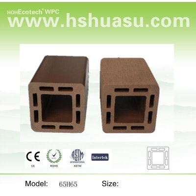 wood plastic composite railing