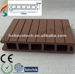 plancher composé de decking composé en plastique en bois respectueux de l'environnement de WPC