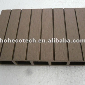 2012 Corrosion-resistant and Anti worm-eaten hollow WPC decking