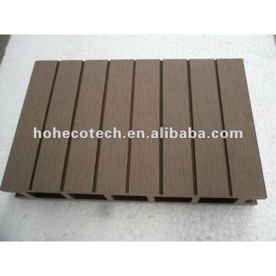 100% recycled wpc high quality hollow decking (wpc flooring/wpc wall panel/wpc leisure products)