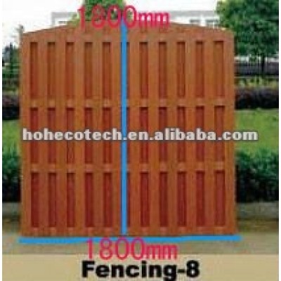 1800*1800mm hot sale water-proof wpc outdoor fence