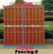 1800*1800mm hot sale water-proof wpc outdoor fence