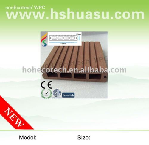 Decking di wpc, ce, iso9001, iso14001approved
