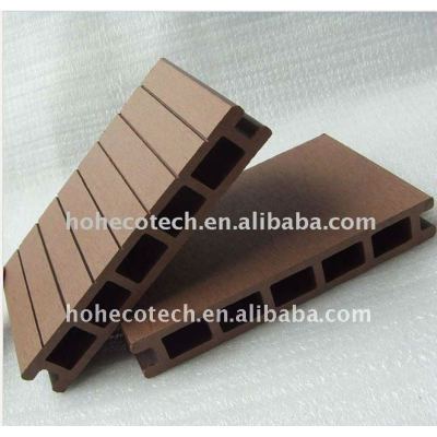 Hollow light design Fashional household/outdoor flooring/decking wpc Wood Plastic Composite decking(CE, ROHS)wood flooring