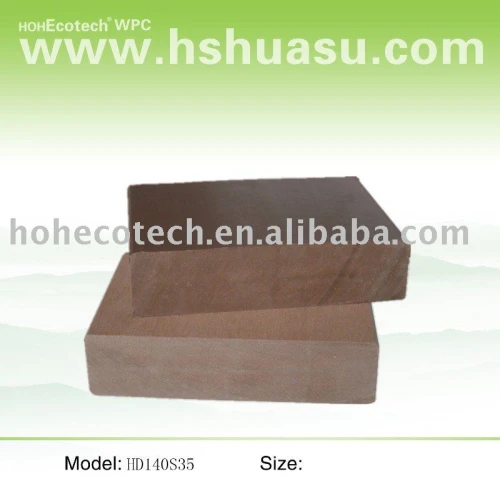 Decking de solide de WPC