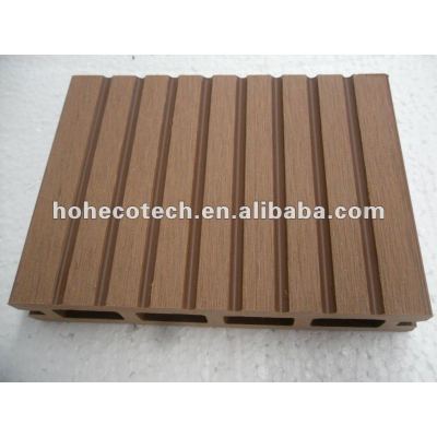100% recycled wpc high quality hollow decking(wpc flooring/wpc wall panel/wpc leisure products)