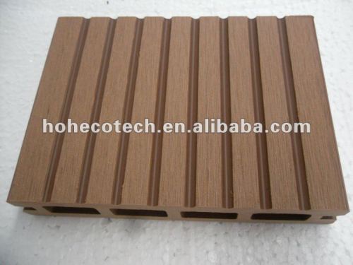 100% recycled wpc high quality hollow decking(wpc flooring/wpc wall panel/wpc leisure products)