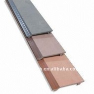 156S21習慣長さの壁パネルの壁ペーパー木製のプラスチック合成のDeckingのwpcの合成の壁パネルの合成物のDecking