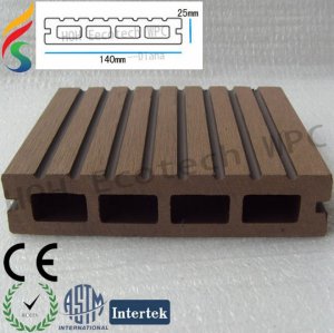 eco-friendly wood plastic composite WPC outdoor decking