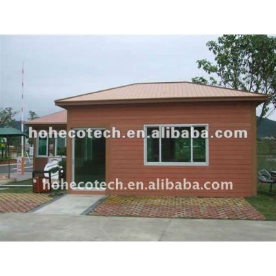 Beautiful design wood plastic composite villa house