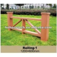 囲い、柵で囲む木製のプラスチック庭(セリウムROHS)