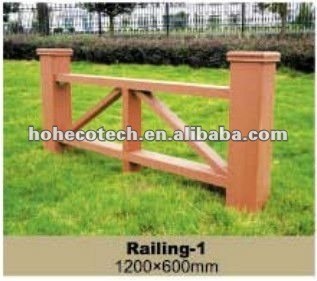 wood plastic garden fencing and railing (CE ROHS)