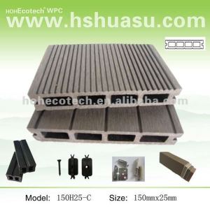 Natural Feel Wood Plastic Composite Decking/ composite deck/ decking floor