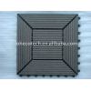 Anti-aging Recycled Humid Proof WPC Interlocking Decking Tiles