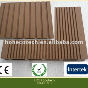 Carrelage extérieur de wpc respectueux de l'environnement durable (preuve de l'eau, résistance UV, résistance à se décomposer et fente)
