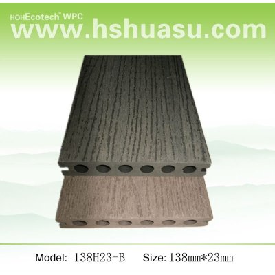 Anhui Ecotech wpc wood plastic composite hollow outdoor decking ASTM Rohs CE FSC approved