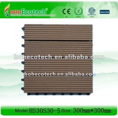 Fire retardant wood-plastic composite WPC DIY Tile