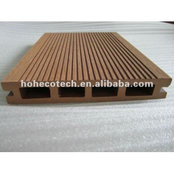 Planches de decking/plancher de Wpc, decking composé en plastique en bois, plancher de wpc