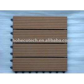 impermeabile di plastica di legno decking composito piastrelle 30x30cm