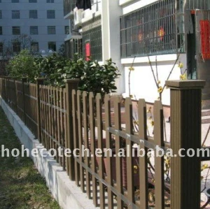 Legno composito di plastica wpc scherma/ringhiera intorno residenziale ringhiera composito