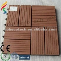 tile Outdoor wpc tile/ composite decking/ wood plastic DIY tile
