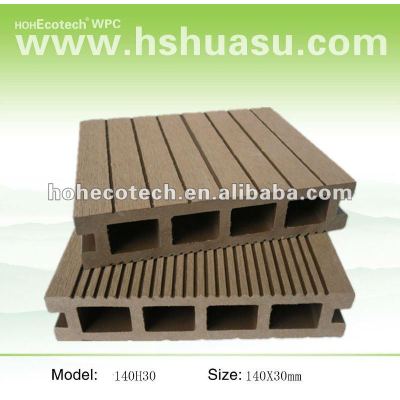 Wood Plastic Composite decking for terrace floor 140H30