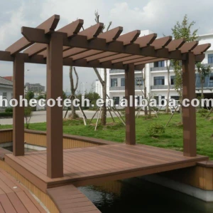 Wood plastic composite pergola/outdoor garden pergola/wpc pergolas/gazebo