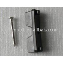 Plastic accessory decking clips for wpc flooring