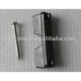 Plastic accessory decking clips for wpc flooring