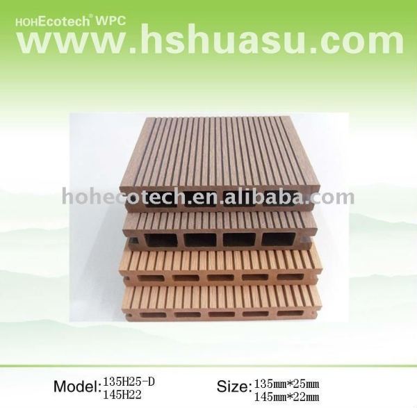 Wpc outdoor decking(iso9001,iso14001, rohs, ce)