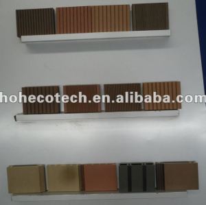 Environmental friendly maintainance free grooved decking profile