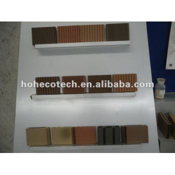 Environmental friendly maintainance free grooved decking profile