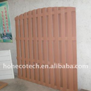 Imperméabilisez le wpc extérieur de barrière clôturant la barrière composée en plastique en bois en bois de balustrade de clôture/wpc de jardin